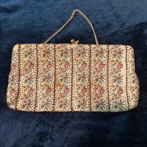 Vintage Walborg embroidery handbag